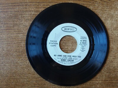 PROMO 1970 VERY GOOD Bobby Vinton No Arms Can Ever Hold You  5-10629 45