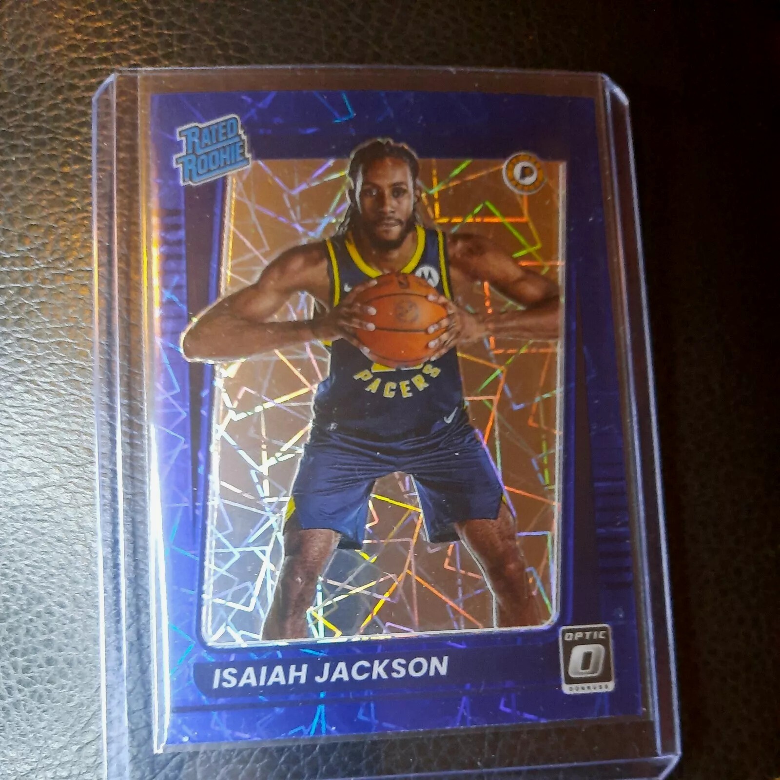 ISAIAH JACKSON RC 2021-22 Panini Donruss OPTIC BLUE VELOCITY PRIZM #167