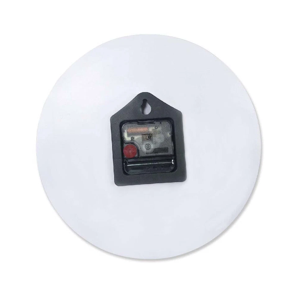 Deer Shield Wall Clock Large Numbers 9.8" Round Non-ticking PVC Men White Hands - Image 4 of 4