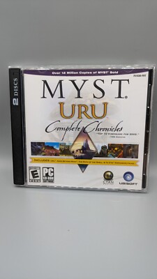 MYST URU Complete Chronicles 2 Discs PC CD-ROM GAME