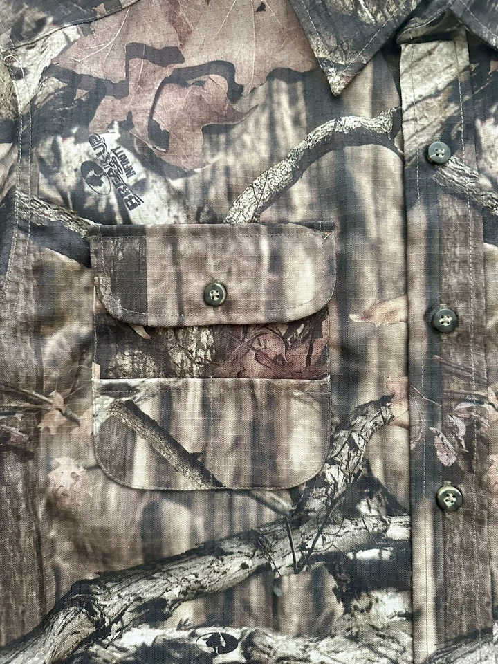 Vintage Men’s Mossy Oak Break Up Infinity Ripstop Long Slv Button Up Size Medium - Image 2 of 4