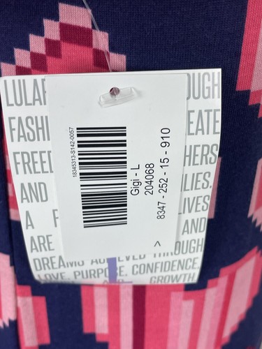 Camicia top blusa LuLaRoe Gigi nuova con etichetta taglia L - Foto 4 di 6