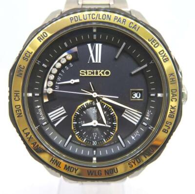 Seiko Brightz 8B54-0BG0 Radio wave control Date Titan
