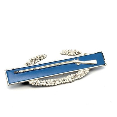 ★１９４３年＊アメリカ軍＊９２５銀製/ＳＴＥＲＬＩＮＧ＊ＣＩＢバッジ（実物） World War 2 .925 Sterling Silver US Army CIB Combat Infantry Badge