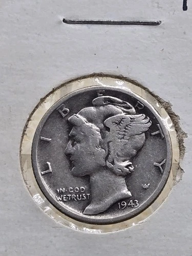 1943 S mercury dime 90% silver coin SEE PHOTOS FOR CONDITION-ships Ebay Envelope