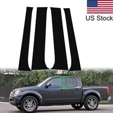 4pcs Glossy Black Pillar Posts Window Door Covers Trim For 05-14 Nissan Frontier 4pcs Glossy Black Pillar Posts Window Door Covers Trim For 05-14 Nissan Frontier