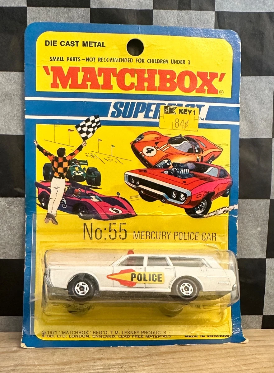 Matchbox Mercury 1971 Vehicle Year Vintage Manufacture Diecast
