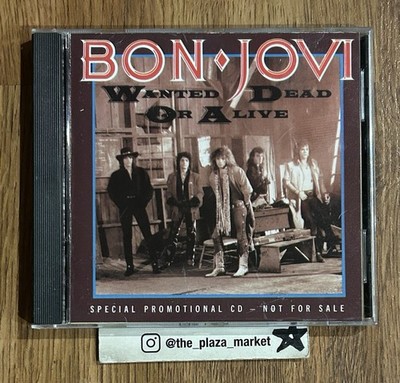 Bon Jovi Wanted Dead Or Alive Rare 4-Track US Promo CD Mercury Atomic 1987