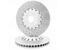 Front Drilled Brake Discs 375mm Fits Audi Q7 Q8 Sq5 Vw Touareg