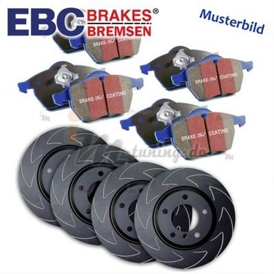 EBC Blade Black Kit Bremsscheiben, Beläge vorne, hinten für VW Passat Alltrack 3