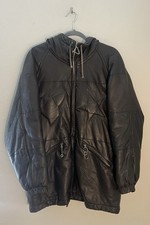Issey Miyake Brown Leather Puff Parka