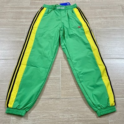 Men's Size Small adidas Originals Warm Up Track Pants Green NWT