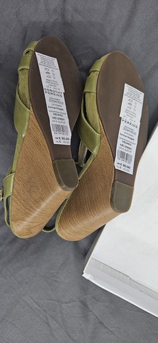 Dorothy Perkins grüne Keilsandalen Größe 4 - Bild 2 von 2