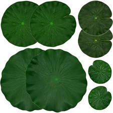 IFAMIO Artificial Floating Foam Lotus 10 CM, 15 20 28 Green