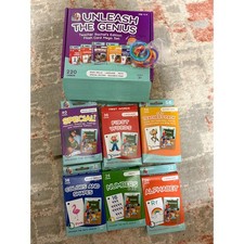 Teacher Rachel's Unleash the Genius Flash Card Mega Set 220 Cards  Rings