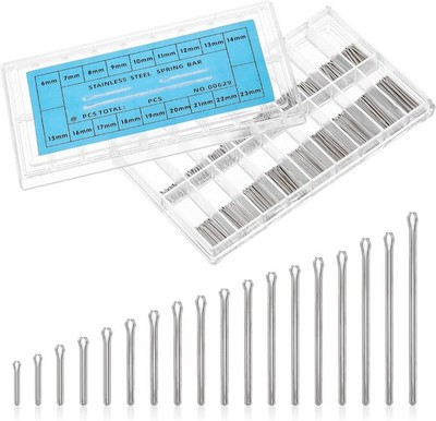 Giantree 360 Stück 0.9mm Uhrenarmband Splinte, Splinte Sortiment Edelstahl 