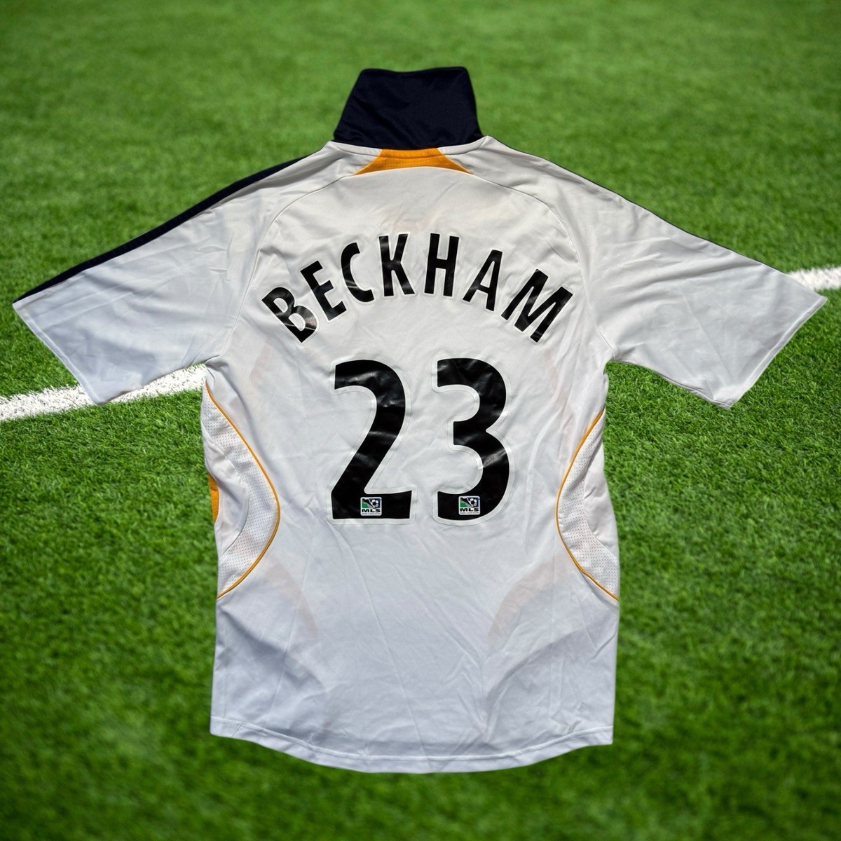 LA Galaxy Home Shirt 2007/08 Beckham #23 Original Soccer Jersey
