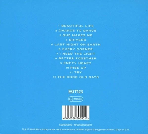 Rick Astley Beautiful Life CD Europa BMG 2018 Im Digipak Mit Booklet 538395502 - Bild 2 von 3
