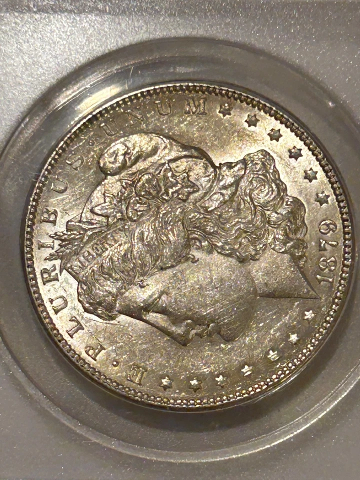 1879 S Morgan Silver Dollar Reverse of 78 ANACS AU53 VAM-9 Top 100/Tough VAM - Image 3 of 4