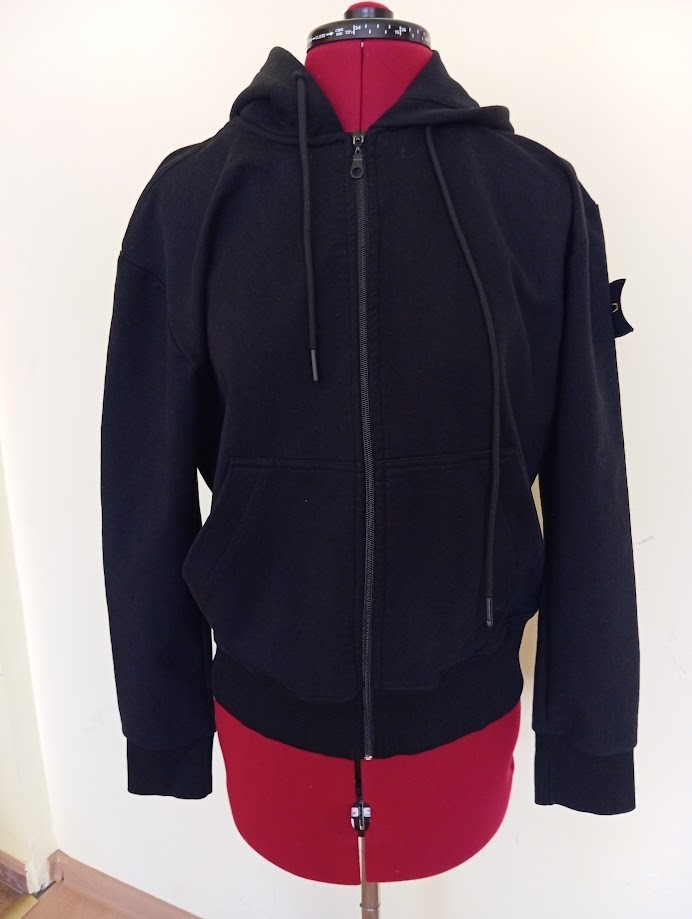 Stone Island 7259078 zip-up sweatshirt hoodie with pockets size S