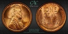CACG MS-64 RD 1909-P VDB Lincoln Cent, Cartwheeling, Full-Red, PQ Blazer!