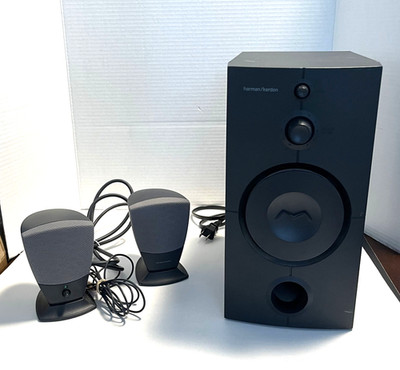 Harman Kardon HK395 Laptop Desktop 3 Piece Speaker System