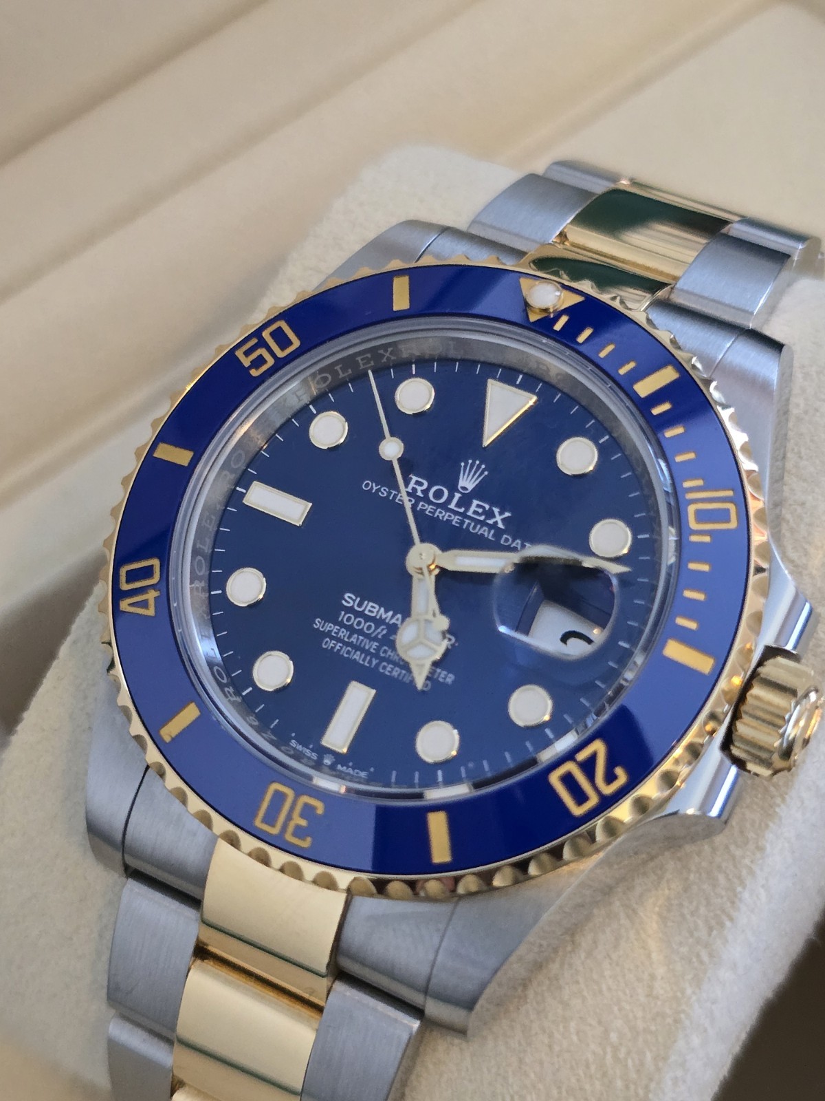 2024 Rolex Submariner 126613LB Bluesy Blue Dial Superb Condition Full Set