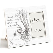 Pooh Bear Quote Picture Frame, Classic Pooh Bear Going Away Gifts for Friends