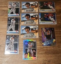 Jake Bauers RC Lot-Chrome Refractor, Chrome 1984, Stadium Club Black, Topps Gold