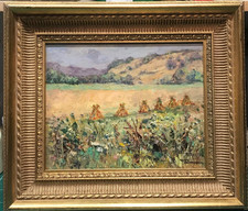 ANDRE BERONNEAU 1886-1973 HUILE SUR CARTON  DIMENSION 22X27 CM