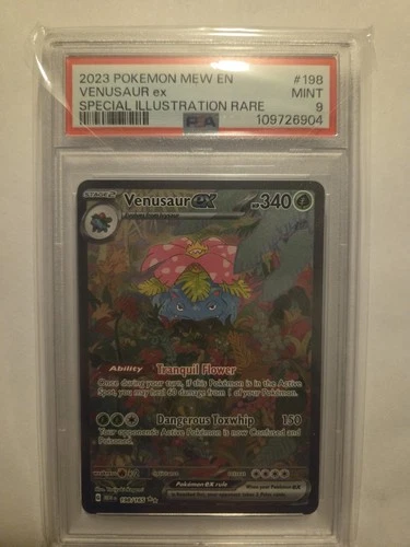 Pokemon Scarlet & Violet Venusaur EX 2023#198/165 PSA 9
