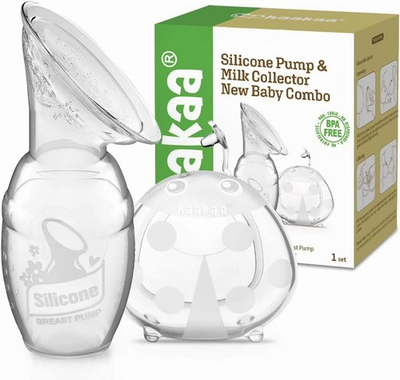 #ad Haakaa Silicone Pump amp; Milk Collector New Baby Combo $39.42