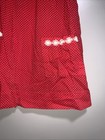 Vintage Unbranded No Size Baby Girls Hand Smocked Dress Polka Dot Lace Trim Red — photo 2