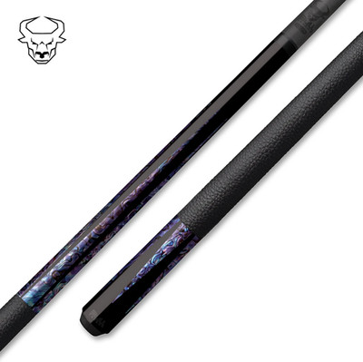 Bull Carbon BCL16 Purple Abalone Pool Cue Carbon Fiber Shaft Uni-Loc