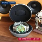 Pack of 2 Zipper Travel Watch Cases Single Watch Storage Boxes for Wristwatches