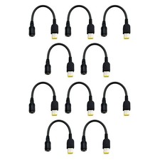10PCS Round 7.9 5.5mm to Square Plug Adapter Durable Quality for Lenovo Thinkpad