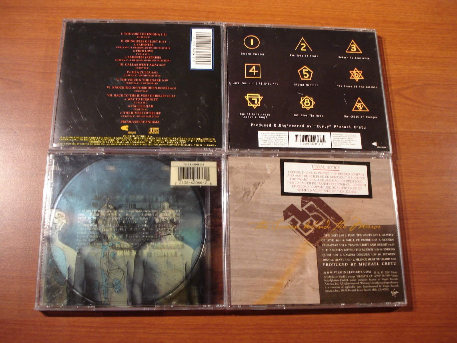 ENIGMA      4 CD  Lot    ~    MCMXC a.D., The Cross Of Changes  & More
