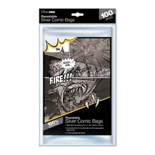 Ultra PRO 100 CT Resealable Silver Age Comic Bags