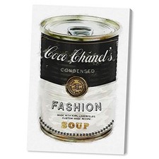 Fashion and Glam Contemporary Art - Fashion Soup, Wall Art 24L" x 16W" Canvas