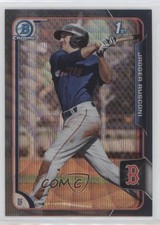 2015 Bowman Draft Chrome Asia Exclusive Black Wave Refractor Jagger Rusconi 6a7