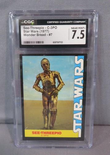 1977 Wonder Bread Star Wars #7 See-Threepio — CGC 7.5