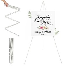 Easel Stand for Wedding Sign & Poster Collapsible Portable Easel Tripod Display
