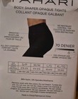 NEW 1pr Tahari Black Opaque Tights Body Shaper Large One Pair 70D Opaque Scale  — photo 5