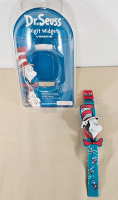 Vintage DR. SEUSS Digit Widget 1998 Watch Cat In The Hat , Needs Battery