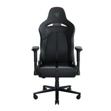 Image of Razer Enki X Gaming Chair Black Green Lumbar Arch Support Faux Leather Black 2
