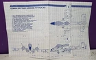 GI Joe Cobra Rattler Attack Jet Original Instructions  Blueprints 1984 Hasbro