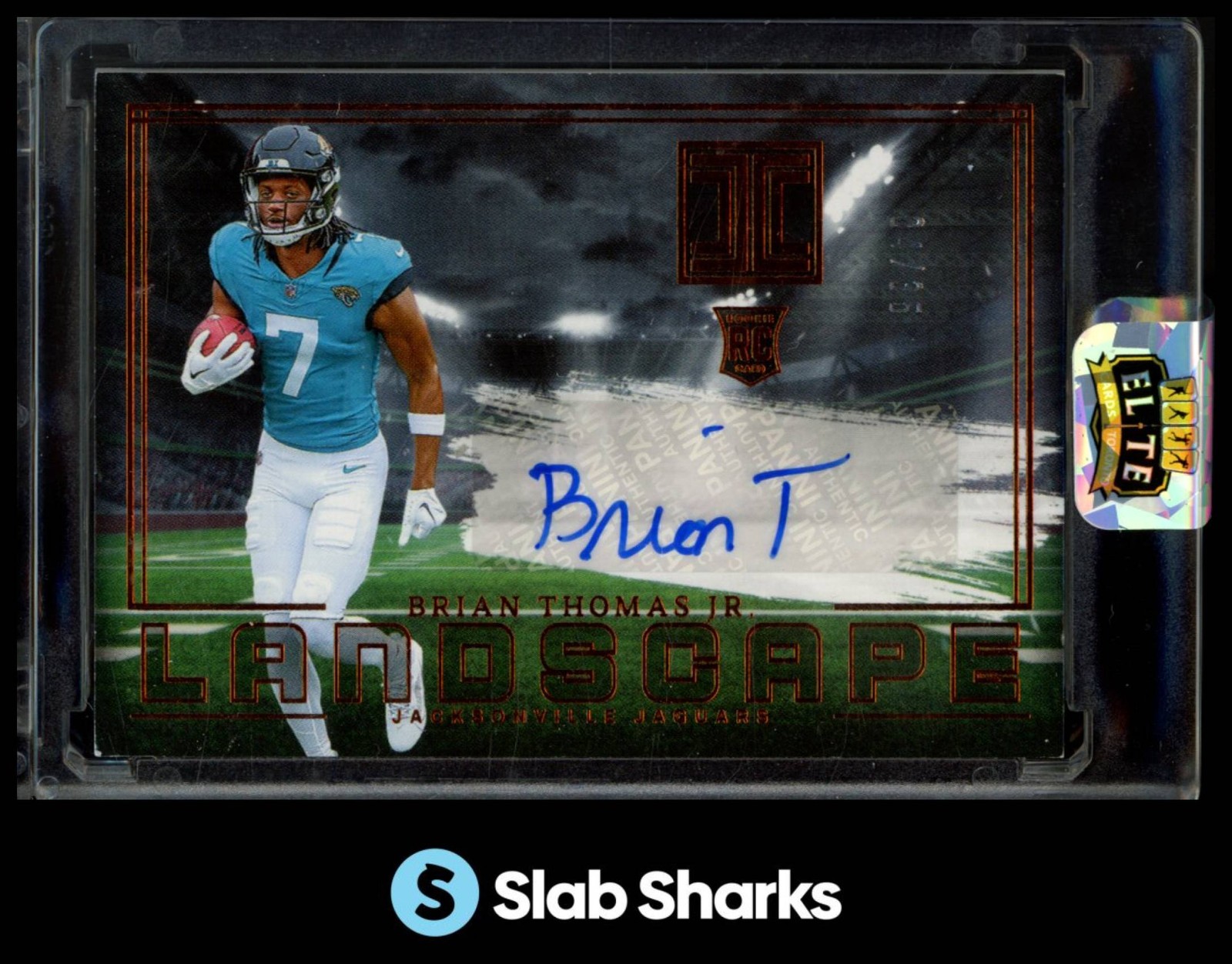 2024 PANINI IMPECCABLE BRIAN THOMAS JR. ROOKIE LANDSCAPE BRONZE RC AUTO /35