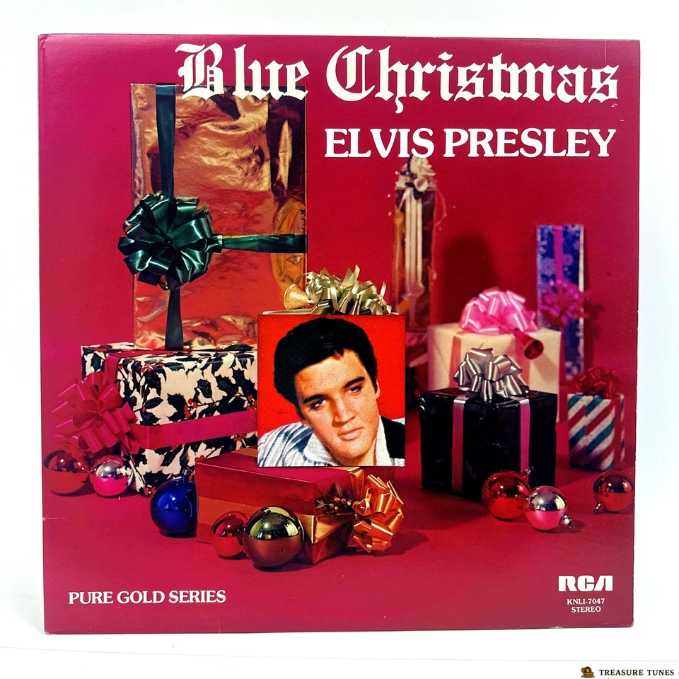 Elvis Presley – Blue Christmas Vinyl (LP, Compilation, Reissue) - Image 2 of 4