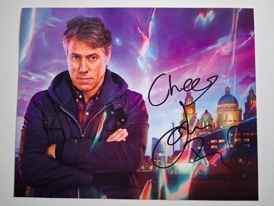 JOHN BISHOP in DOCTOR WHO - Genuine hand signed autograph 8x10 photo *PROOF*