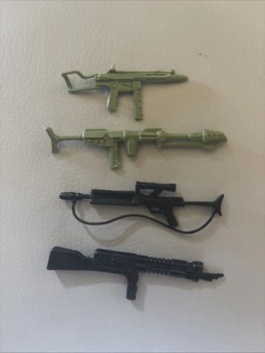 G.I Joe 1980s Accessories 4 Original Weapons Lot. Cobra~Destro!